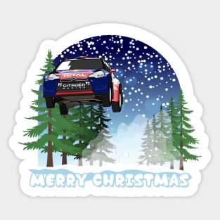 Loeb Citroen Christmas Sticker